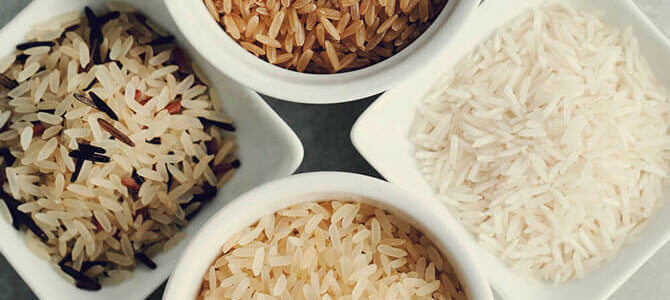 Diferenças entre os três tipos de arroz mais comuns